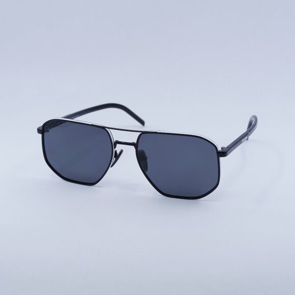 🕶️ New Prada PR59YS 1AB5Z1 Sunglasses - Black Frame, Grey Polarized Lenses - Picture 1 of 11